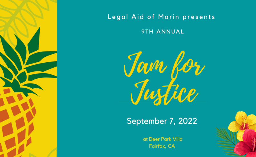 Image of Copy of Copy of Colorful Tropical Pattern Hawaiian Party Invitation Facebook Cover on Legal Aid of Marin 9th Annual Jam for Justice -Septiembre 7, 2022